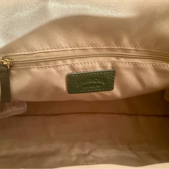 American Leather Co Grace Oversized Clutch NWT - Picture 10 of 14